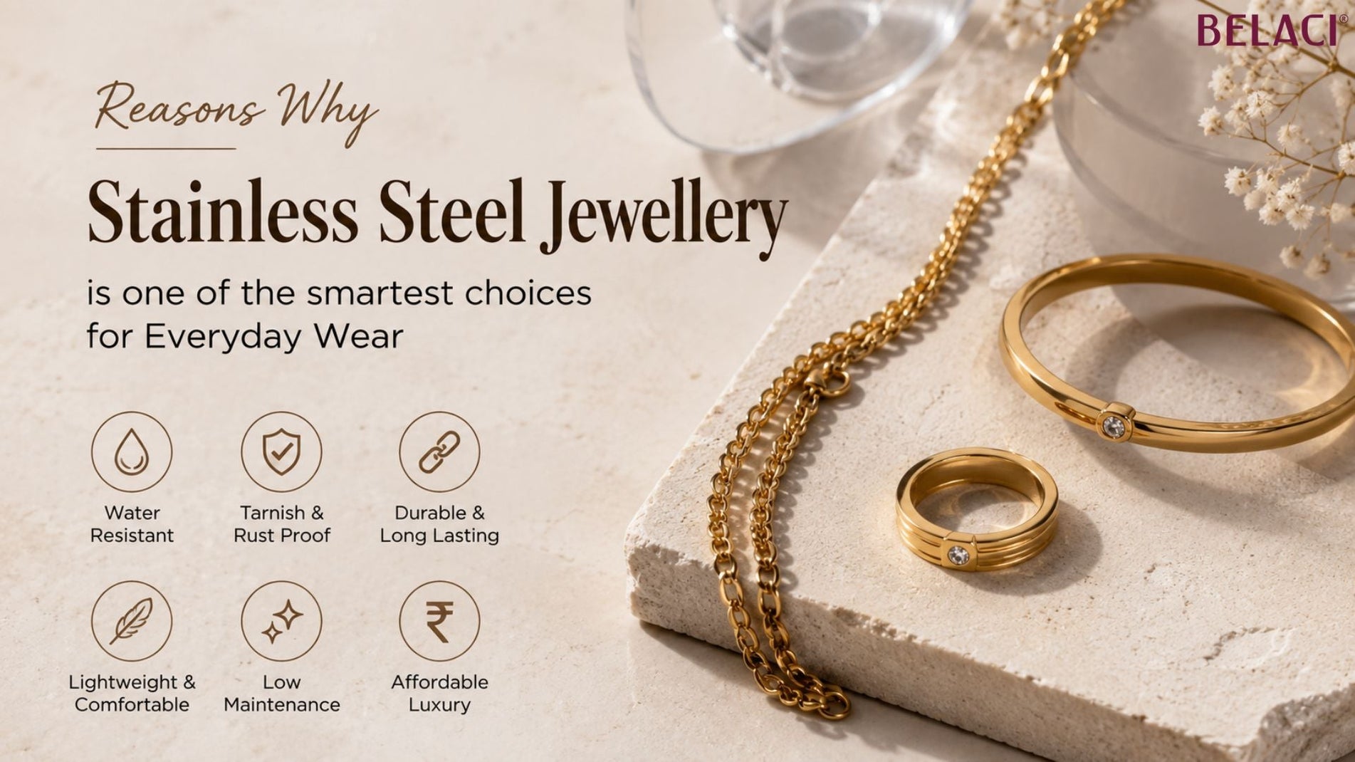 Reasons Why Stainless Steel Jewellery is one of the smartest choices for Everyday Wear