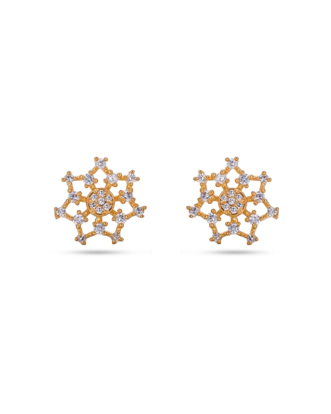 Radiant Floral AD Stud Earrings
