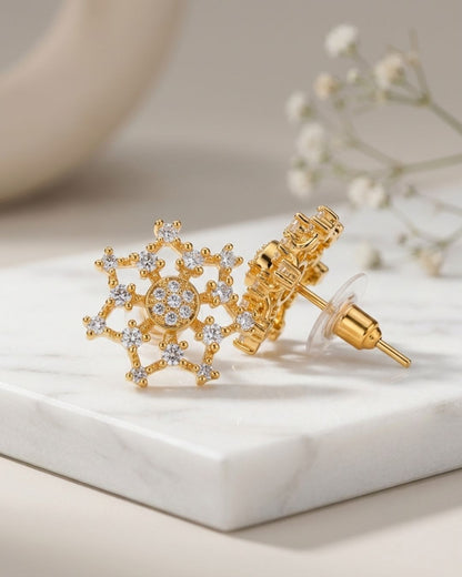 Radiant Floral AD Stud Earrings