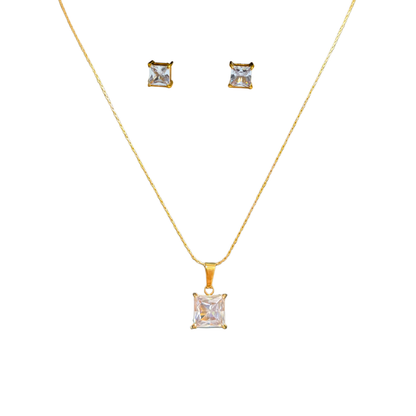 Gold Pendant for Women with a single pearl on a White background