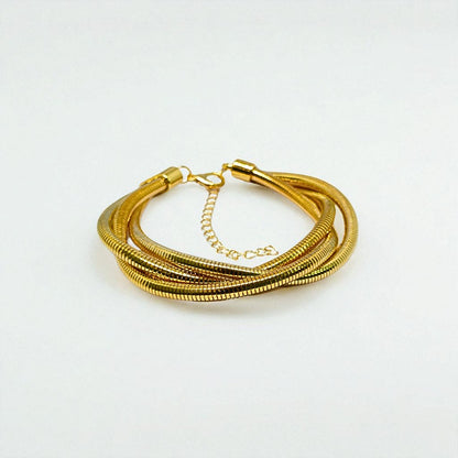 Gold Bracelet for Women on a white background
