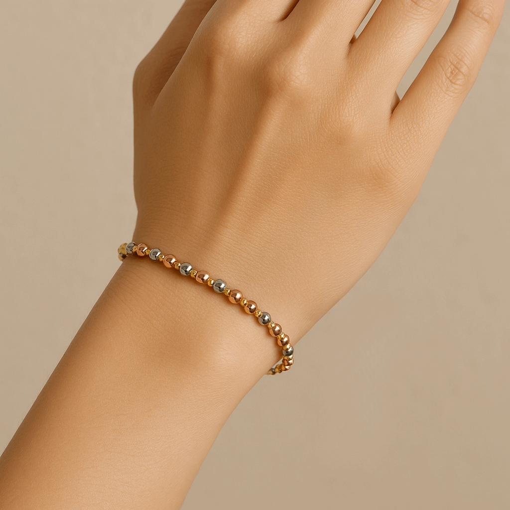 Bracelet for Women on a wrist against a beige background