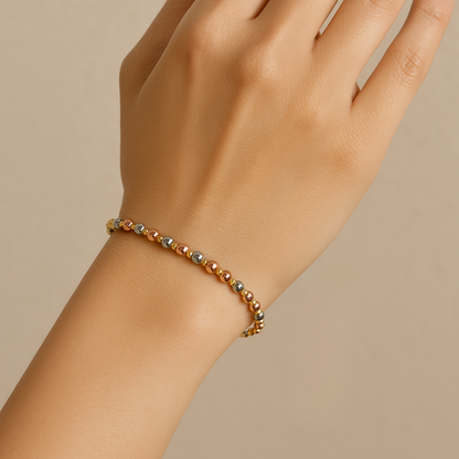 Bracelet for Women on a wrist against a beige background