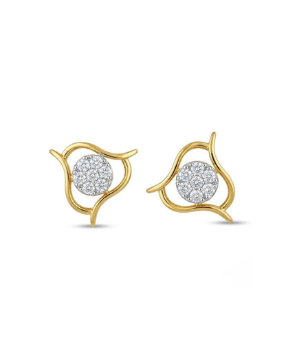 Designer American Diamond Stud Earrings for Women