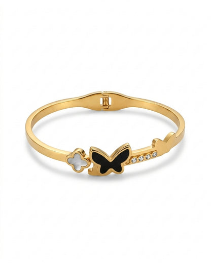Black Butterfly Charm Bracelet for Women