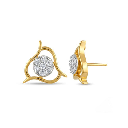 BELACI AD Gold Plated Brass Jewellery – Designer Studs