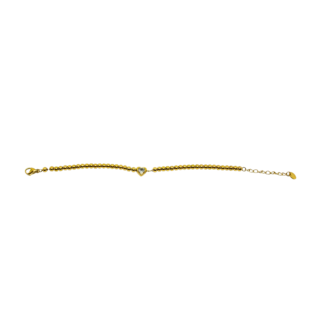 Diamond Bracelet for Women on a reflective surface with a blurred background