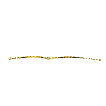 Diamond Bracelet for Women on a reflective surface with a blurred background