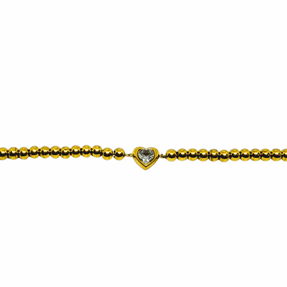 Diamond Bracelet for Women on a reflective surface with a blurred background