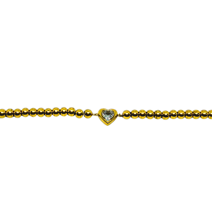 Diamond Bracelet for Women on a reflective surface with a blurred background