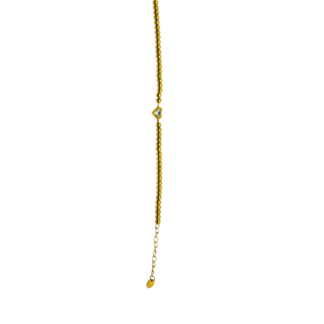 Diamond Bracelet for Women on a reflective surface with a blurred background
