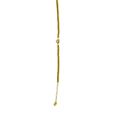 Diamond Bracelet for Women on a reflective surface with a blurred background