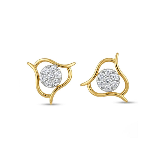 BELACI AD Gold Plated Brass Jewellery – Designer Studs