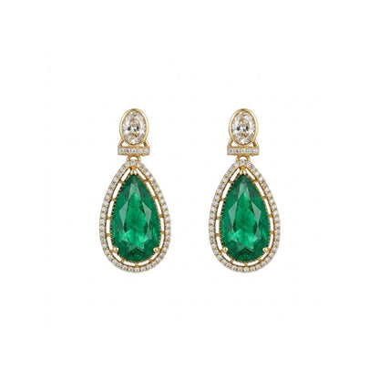 Signature Green Doublet Statement Necklace