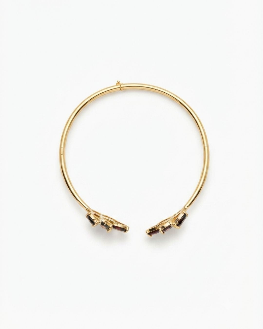 Multicolour Leaf Motif Cuff Bracelet for Women