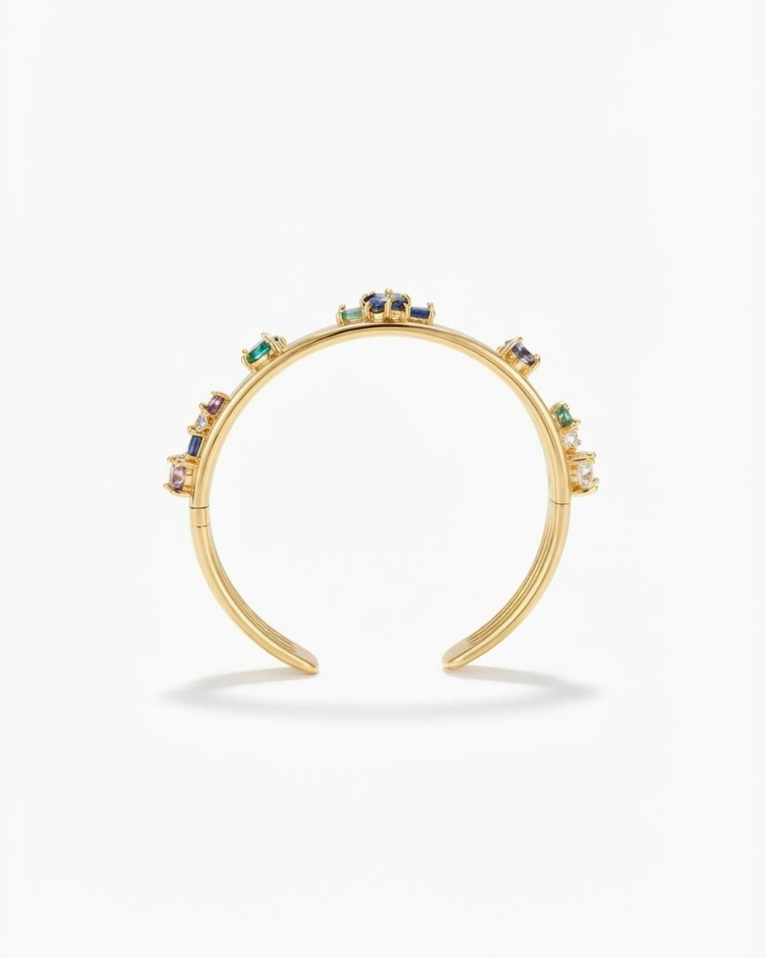 Multicolour Layered Cuff Bracelet for Women