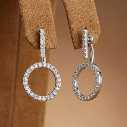 BELACI AD Silver Jewellery – Hoop Drop Earrings