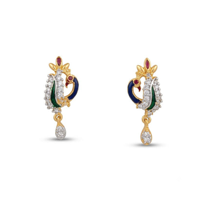 Twisted Floral Designer AD Mangalsutra