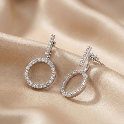BELACI AD Silver Jewellery – Hoop Drop Earrings