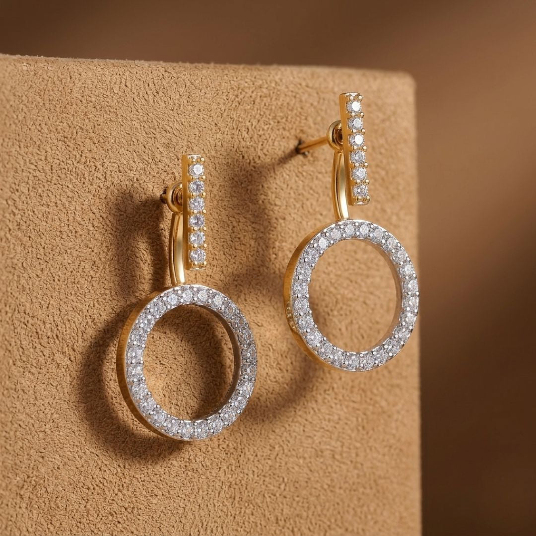 BELACI AD Gold Plated Jewellery – Hoop Earrings