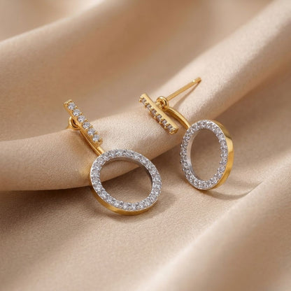 BELACI AD Gold Plated Jewellery – Hoop Earrings