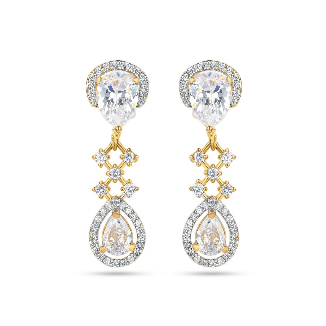 BELACI AD Gold Plated Jewellery – Drop Earrings