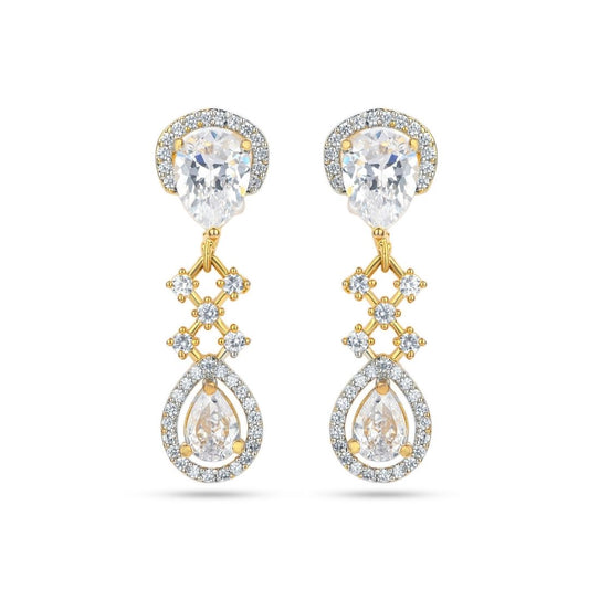 BELACI AD Gold Plated Jewellery – Drop Earrings