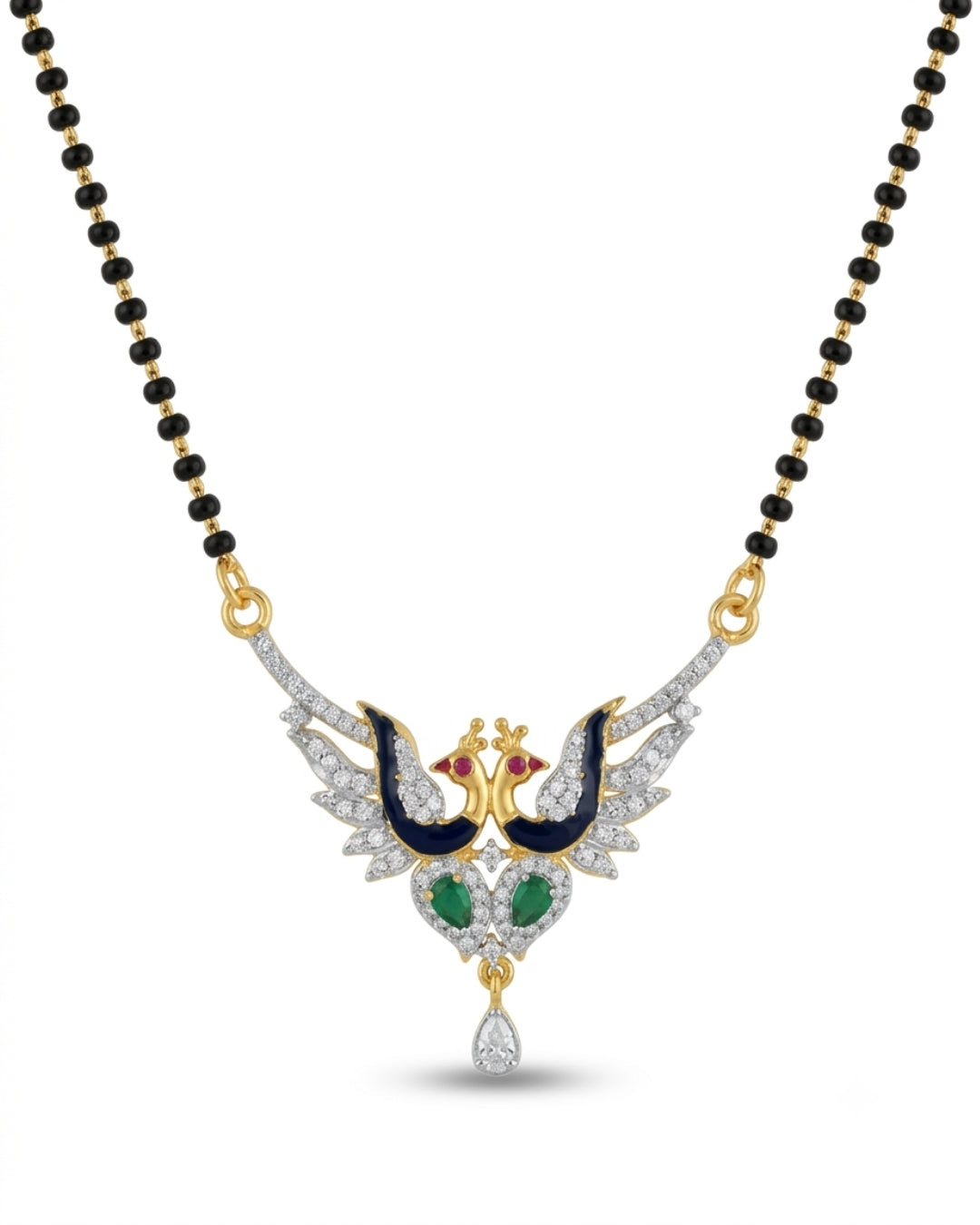 Majestic Twin Peacock Mangalsutra for Weddings