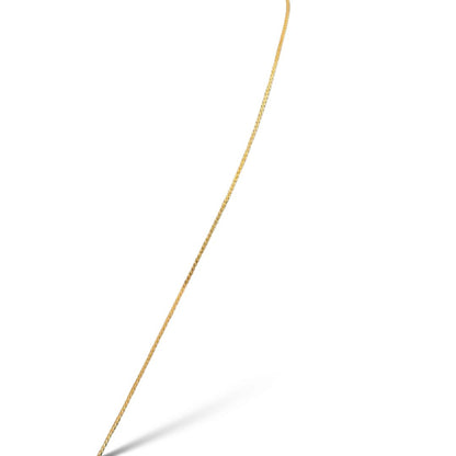 Diamond-Look Pendant Necklace in Gold-Plated Chain
