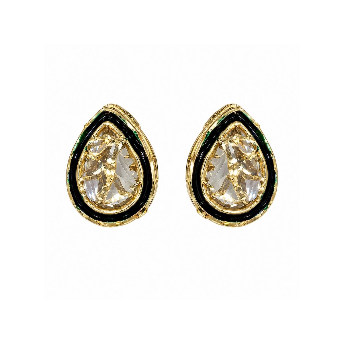 Designer Kundan Pendant Set with Earrings