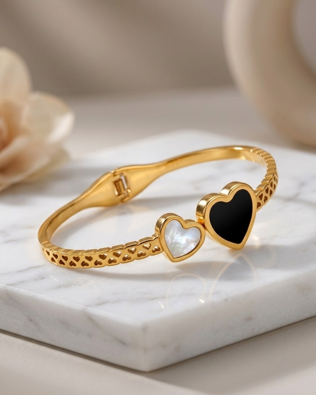 Heart Stainless Steel Bracelet for Women