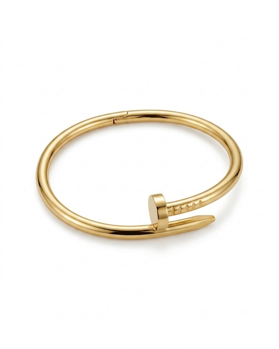 Sculptural Nail Wrap Statement Bracelet for Women