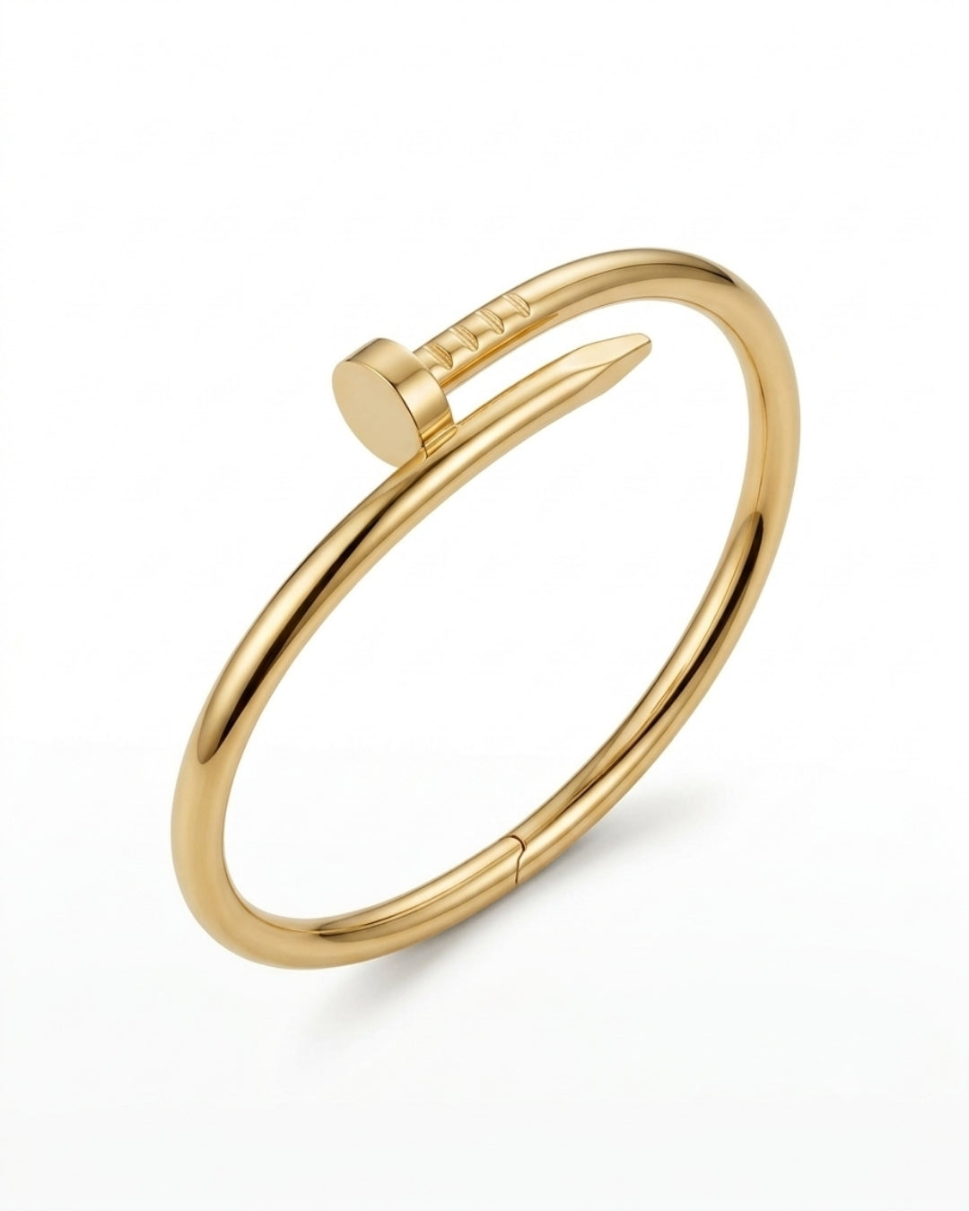 Sculptural Nail Wrap Statement Bracelet for Women