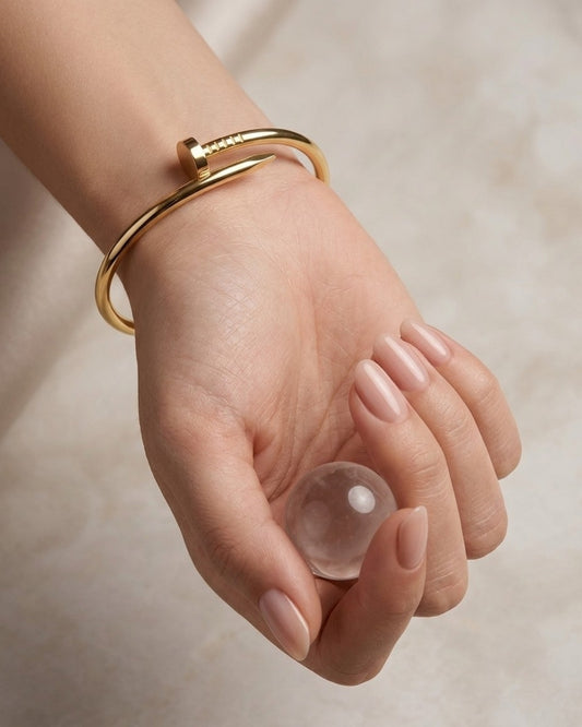 Bent Nail Minimalist Bracelet for Women