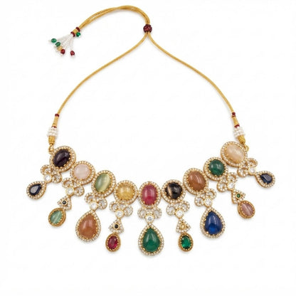 Sabyasachi-Inspired Polki Statement Necklace Set