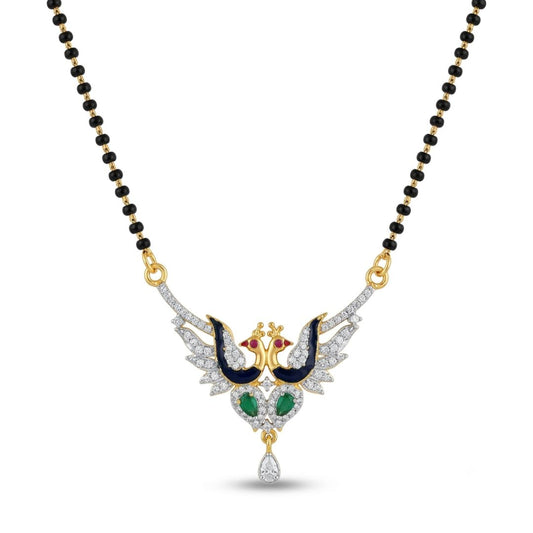 Majestic Twin Peacock Mangalsutra for Weddings