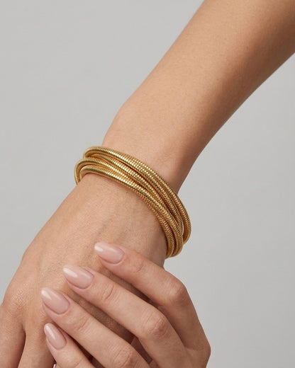 Luxury Coiled Statement Bracelet Design