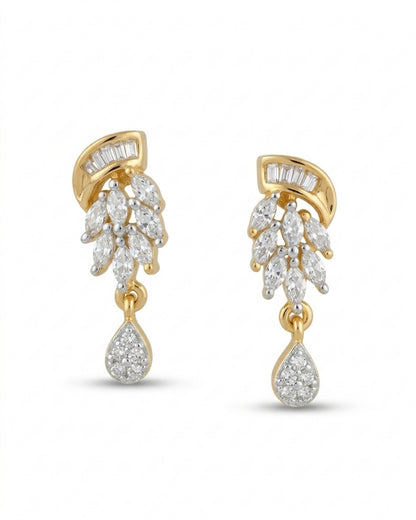 Designer American Diamond Gold Finish Daily Wear Mangalsutra