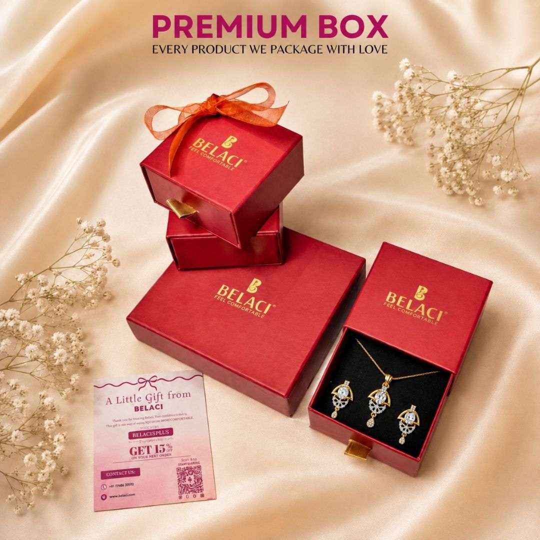 Oval Halo Gold Plated Wedding Jewellery Pendant Set
