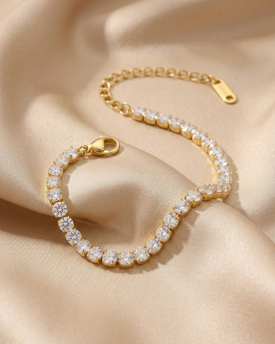 Classic Round Stone Tennis Bracelet