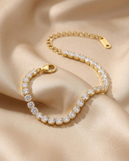 Classic Round Stone Tennis Bracelet