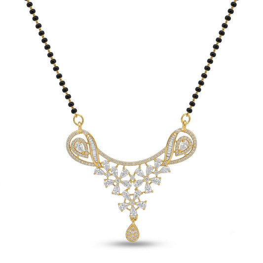 Floral Paisley Designer Mangalsutra