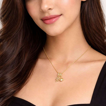 Gold Plated Bracelet for Women a gold necklace with a pendant