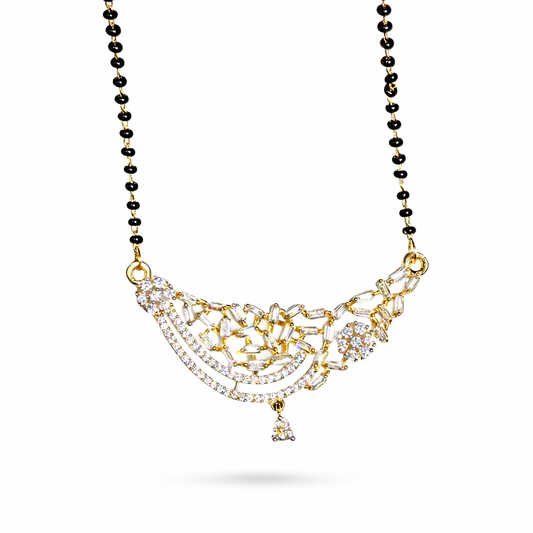 Belaci AD Mangalsutra Set – Floral Pendant for women