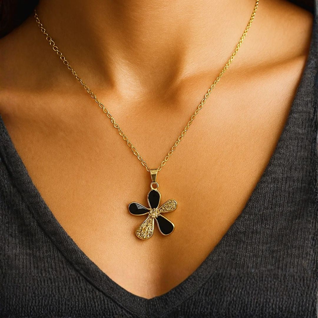 Petal Bloom Pendant Necklace for Women